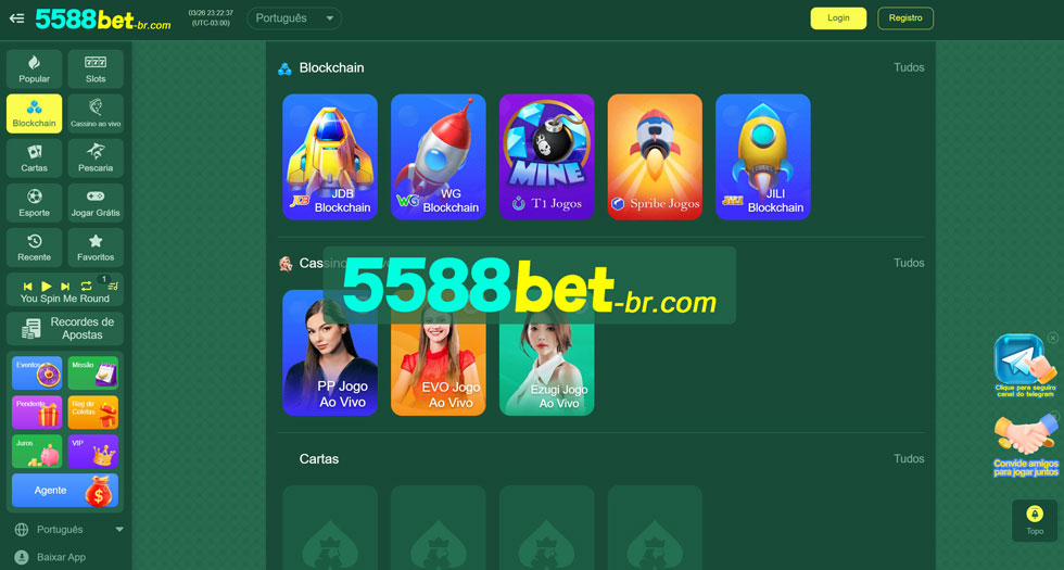 Jogos Disponíveis no 5588bet Casino